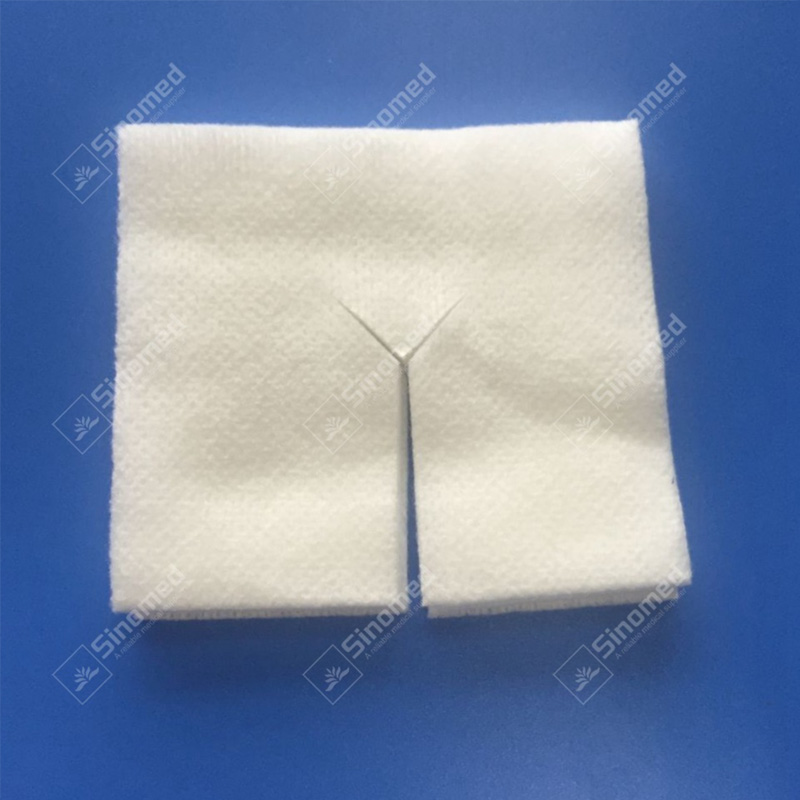 Y HATCH NON WOVEN SWABS